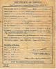 Certificate of Service
November 23, 1915 -
February 11, 1918