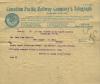 Mrs. Mary Jane Cuncliffe
186 Argyle at West Toronto deeply regret to inform you that 163047 pte Herbert Cuncliffe infantry officially reported killed in action Oct 18th 1916 Officer in charge of records office