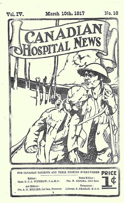 Canadian Hospital News, March 10, 1917, cover.