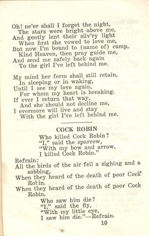 Winnipeg Rifles Songbook page 10