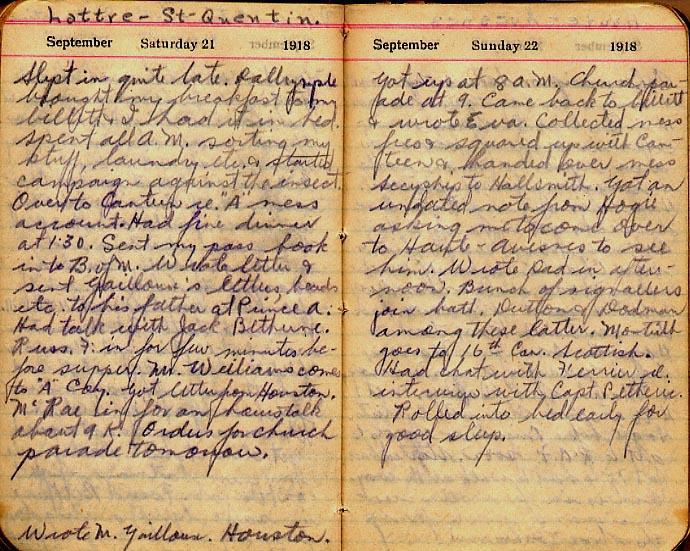 Maharg diary, page 108.