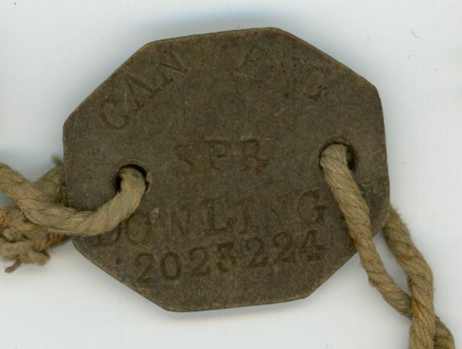 Dowling dogtags detail